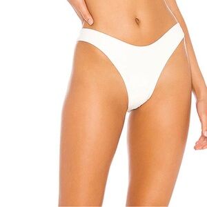 LSPACE Cabana Bitsy Bikini Bottom in Cream
